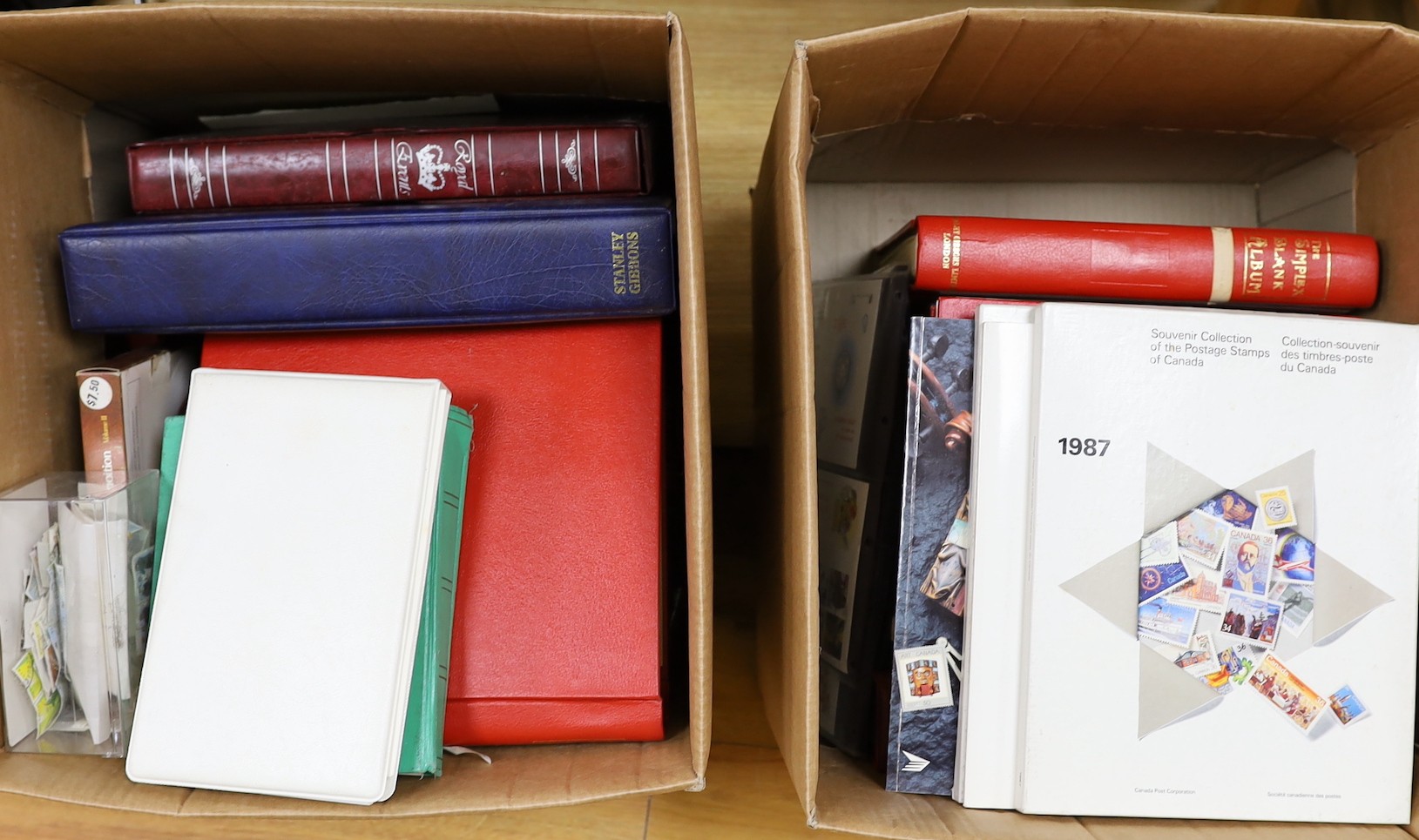 A large collection with Australia, Canada, New Zealand, Papua New Guinea in albums plus First Day Covers, Royal Events and loose in envelopes